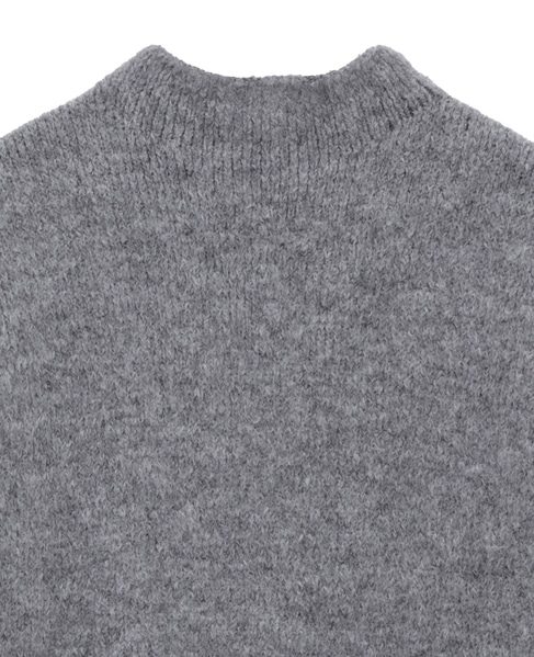 《別注》【TRICOTS JEAN MARC/トリコット・ジーン・ マルク】ボトルネックニットプルオーバー 詳細画像 グレー 10