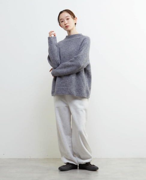 《別注》【TRICOTS JEAN MARC/トリコット・ジーン・ マルク】ボトルネックニットプルオーバー 詳細画像 グレー 2