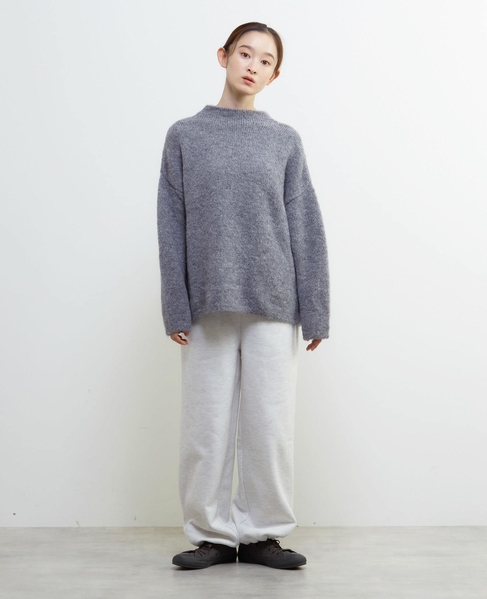 《別注》【TRICOTS JEAN MARC/トリコット・ジーン・ マルク】ボトルネックニットプルオーバー 詳細画像 グレー 3