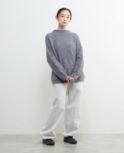 《別注》【TRICOTS JEAN MARC/トリコット・ジーン・ マルク】ボトルネックニットプルオーバー 詳細画像 グレー 7