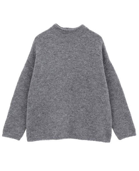 《別注》【TRICOTS JEAN MARC/トリコット・ジーン・ マルク】ボトルネックニットプルオーバー 詳細画像 グレー 9