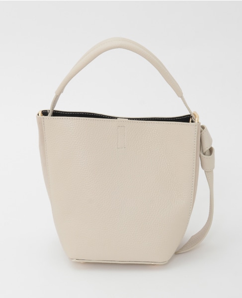 【AULENTTI/オーレンティ】ショルダーバック付きトートバック 詳細画像 オフホワイト 2