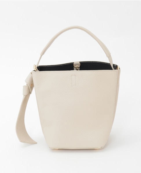 【AULENTTI/オーレンティ】ショルダーバック付きトートバック 詳細画像 オフホワイト 4