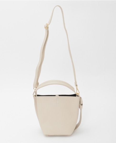 【AULENTTI/オーレンティ】ショルダーバック付きトートバック 詳細画像 オフホワイト 8