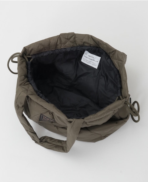 【TAION /タイオン】2WAYストリングトートバッグ 詳細画像 カーキ 7