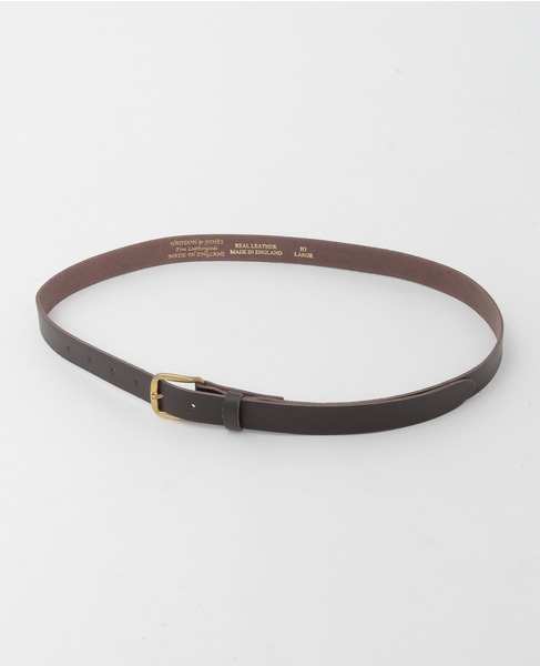 【Haddon & Jones/ハッドン アンド ジョーンズ 】ベルト 詳細画像 ダークブラウン 1