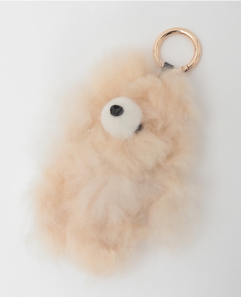 【COSY/コージー】Small Bear Baby Alpaca Key Ring 詳細画像 ベージュ 1