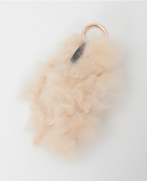 【COSY/コージー】Small Bear Baby Alpaca Key Ring 詳細画像 ベージュ 2