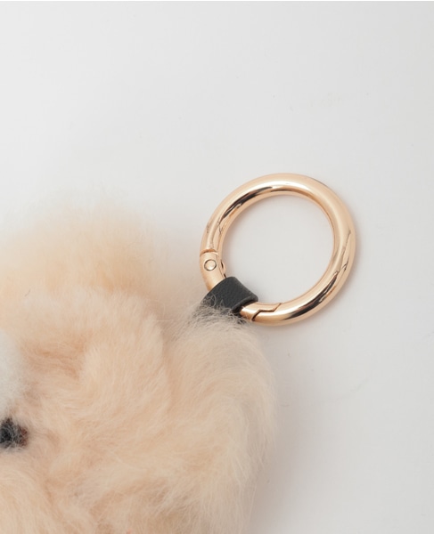 【COSY/コージー】Small Bear Baby Alpaca Key Ring 詳細画像 ベージュ 3
