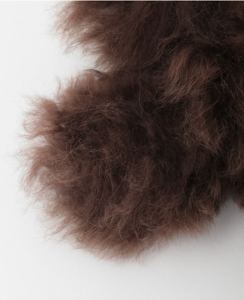 【COSY/コージー】Medium Bear Baby Alpaca Key Ring 詳細画像 ダークブラウン 5