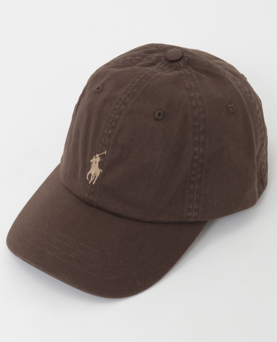 Polo Ralph Lauren ブラウンベースボールキャップ POLO RALPH LAUREN コットン チノ ベースボール キャップ 200