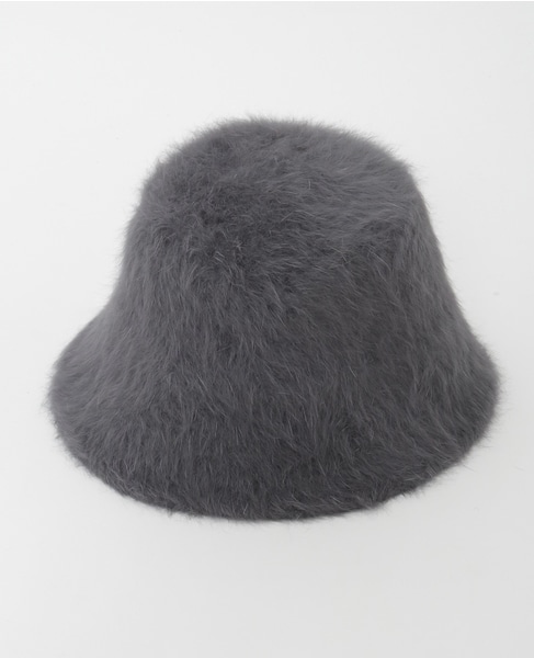 【シャギーファーバケットハット】 詳細画像 ダークグレー 1