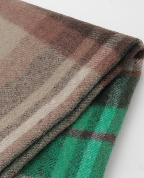 【TWEEDMILL/ツイードミル】大判ストール 詳細画像 グリーン 2