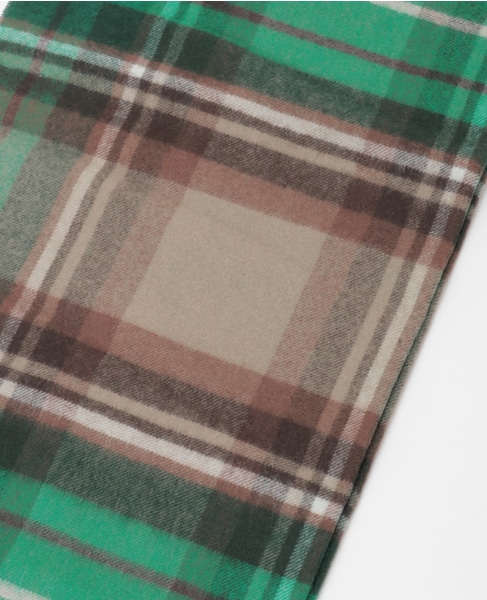 【TWEEDMILL/ツイードミル】大判ストール 詳細画像 グリーン 3