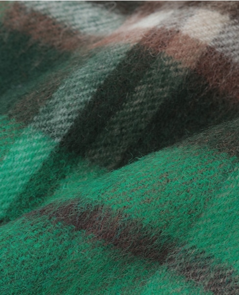 【TWEEDMILL/ツイードミル】大判ストール 詳細画像 グリーン 4