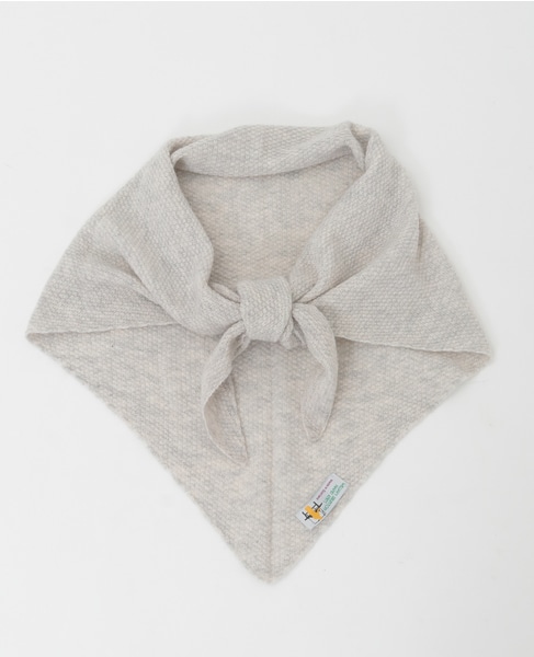 【William Brunton/ウィリアム ブラントン】 ウールヘッドスカーフ 詳細画像 ライトグレー 2