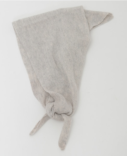 【William Brunton/ウィリアム ブラントン】 ウールヘッドスカーフ 詳細画像 ライトグレー 3