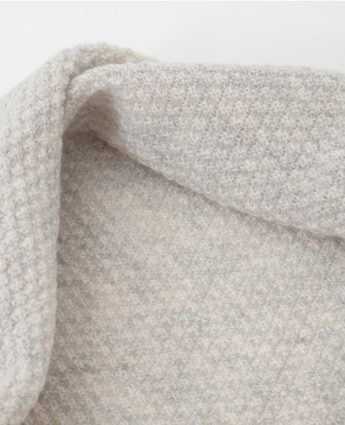 【William Brunton/ウィリアム ブラントン】 ウールヘッドスカーフ 詳細画像 ライトグレー 5