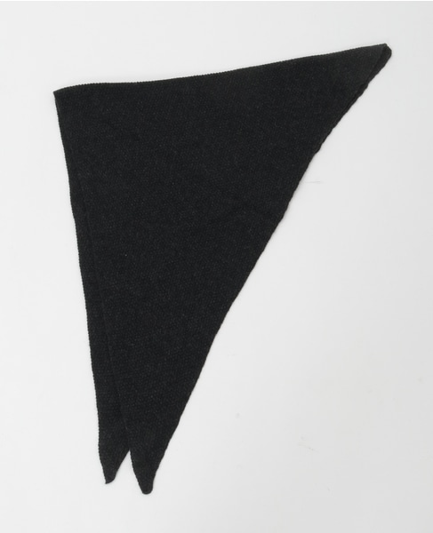 【William Brunton/ウィリアム ブラントン】 ウールヘッドスカーフ 詳細画像 チャコールグレー 1