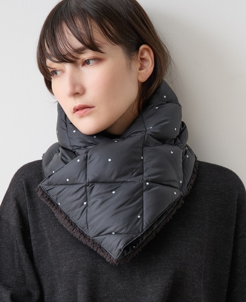 《別注》【TAION/タイオン】ドットプリントリバーシブルマフラー 詳細画像 ドット 1