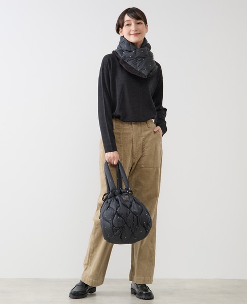 《別注》【TAION/タイオン】ドットプリントリバーシブルマフラー 詳細画像 ドット 2