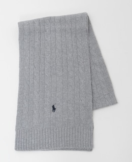 【PORO RALPH LAUREN/ポロラルフローレン】クラシックケーブルスカーフ