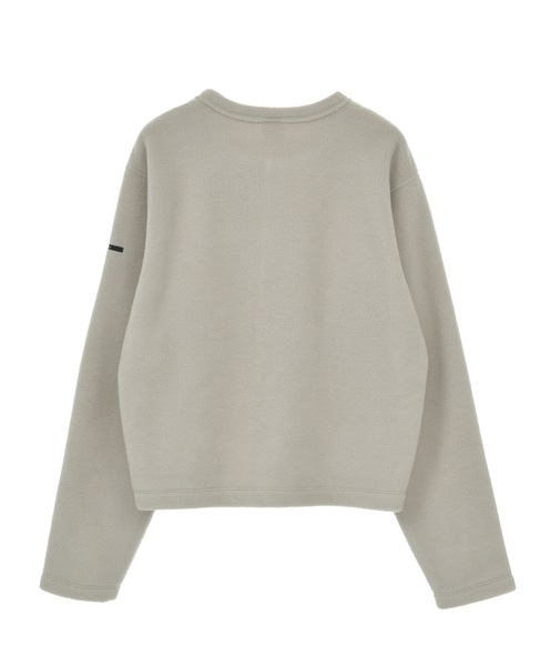 【ORCIVAL/オーシバル】 CREW NECK CARDIGAN 詳細画像 グレイッシュベージュ 2