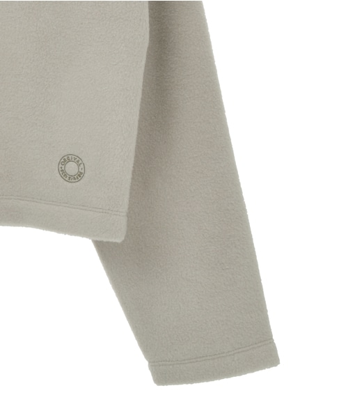 【ORCIVAL/オーシバル】 CREW NECK CARDIGAN 詳細画像 グレイッシュベージュ 4