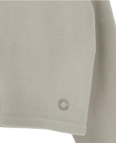 【ORCIVAL/オーシバル】 CREW NECK CARDIGAN 詳細画像 グレイッシュベージュ 5