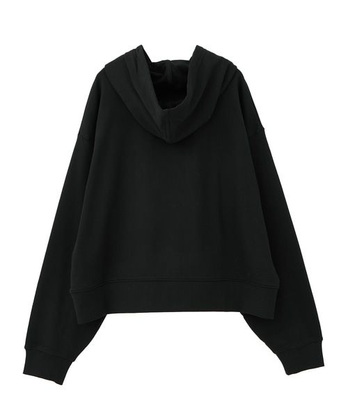 【LACOSTE/ラコステ】ネーム＆ワニロゴパッチフーディ 詳細画像 ブラック 2