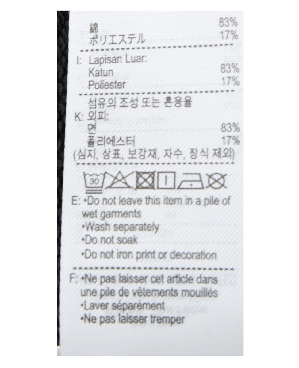 【LACOSTE/ラコステ】ネーム＆ワニロゴパッチフーディ 詳細画像 ブラック 6