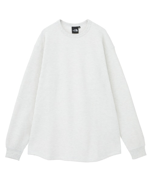 【THE NORTH FACE/ザ・ノース・フェイス】L/S Warm Waffle 詳細画像 ホワイト 1
