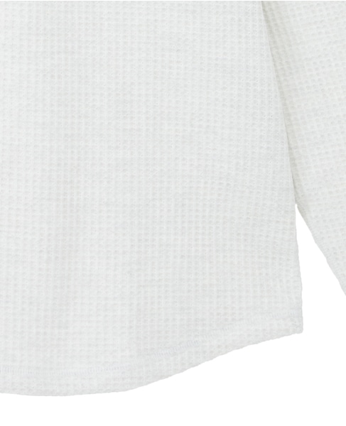 【THE NORTH FACE/ザ・ノース・フェイス】L/S Warm Waffle 詳細画像 ホワイト 5