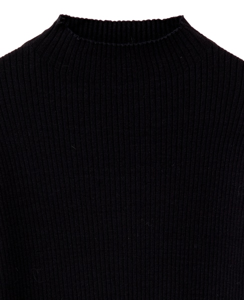 【ワイドリブボトルネックプルオーバー】 詳細画像 ブラック 11