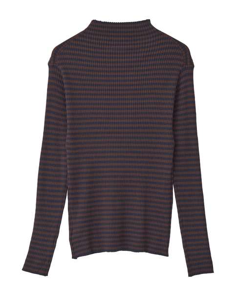 【ワイドリブボトルネックプルオーバー】 詳細画像 ブラウン系その他 10