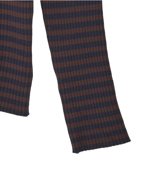 【ワイドリブボトルネックプルオーバー】 詳細画像 ブラウン系その他 12