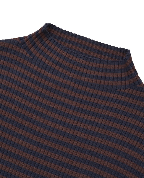 【ワイドリブボトルネックプルオーバー】 詳細画像 ブラウン系その他 14