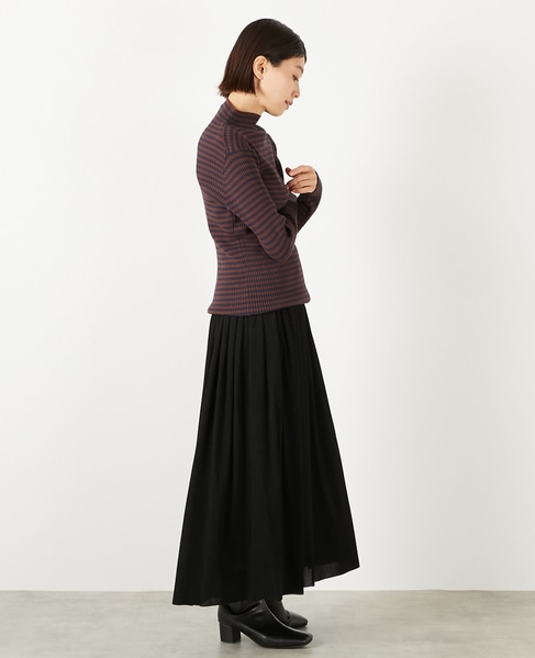 【ワイドリブボトルネックプルオーバー】 詳細画像 ブラウン系その他 6