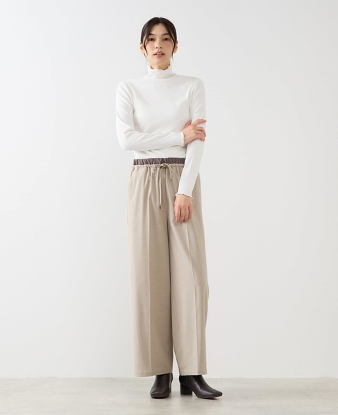 【スパンテレコタートルネック】 詳細画像 オフホワイト 2