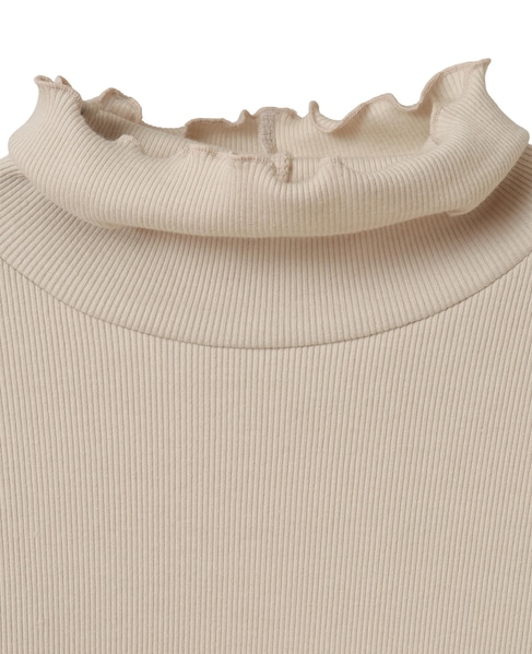 【スパンテレコタートルネック】 詳細画像 ベージュ 11