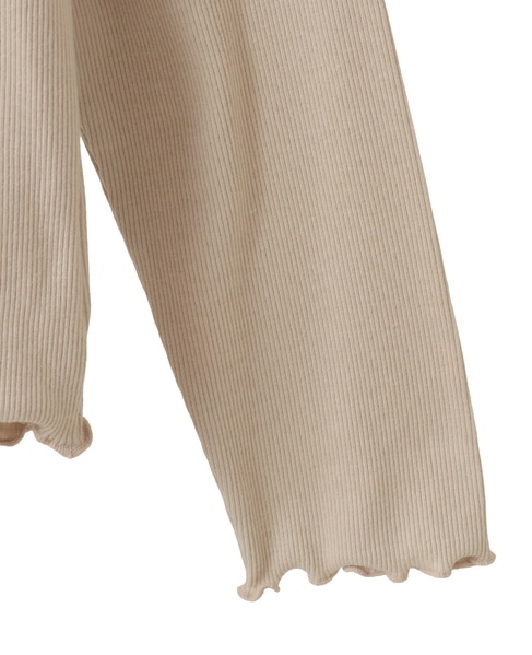 【スパンテレコタートルネック】 詳細画像 ベージュ 12