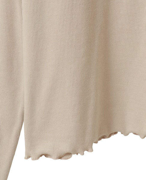 【スパンテレコタートルネック】 詳細画像 ベージュ 13