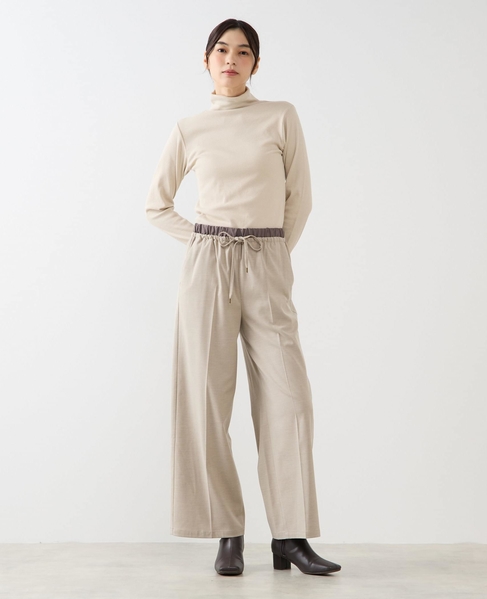 【スパンテレコタートルネック】 詳細画像 ベージュ 2