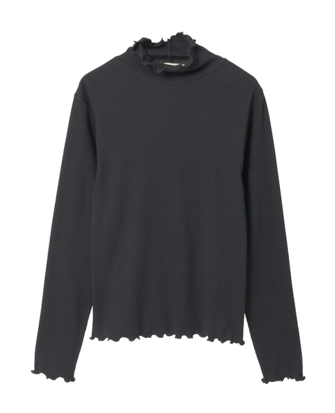 【スパンテレコタートルネック】 詳細画像 ブラック 10