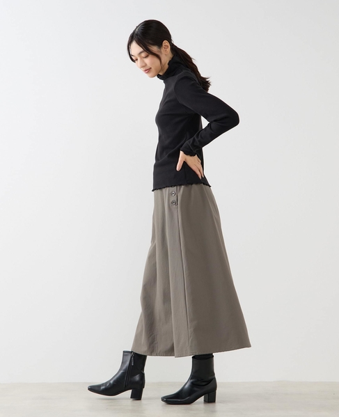 【スパンテレコタートルネック】 詳細画像 ブラック 4