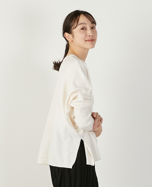 ウォッシャブルドルマンプルオーバー 詳細画像 アイボリー 4