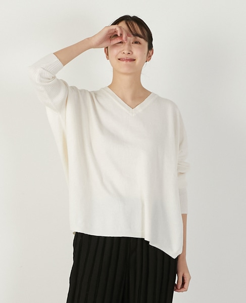 ウォッシャブルドルマンプルオーバー 詳細画像 アイボリー 5