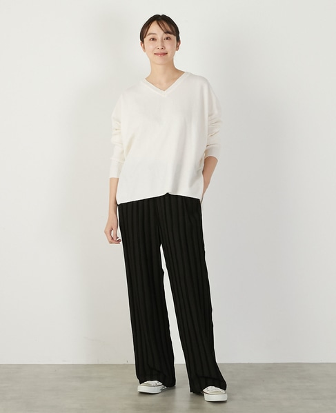 ウォッシャブルドルマンプルオーバー 詳細画像 アイボリー 6