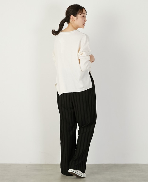 ウォッシャブルドルマンプルオーバー 詳細画像 アイボリー 8