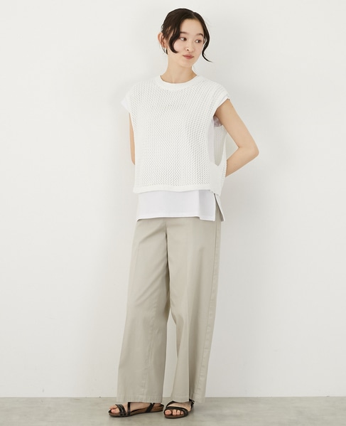 テープヤーン2WAYビスチェ 詳細画像 オフホワイト 3